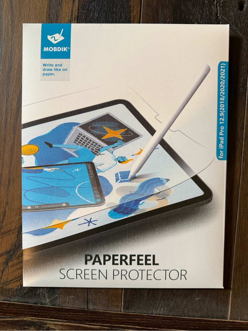 PaperFeel Screen Protector for iPad Pro 12.9" - White